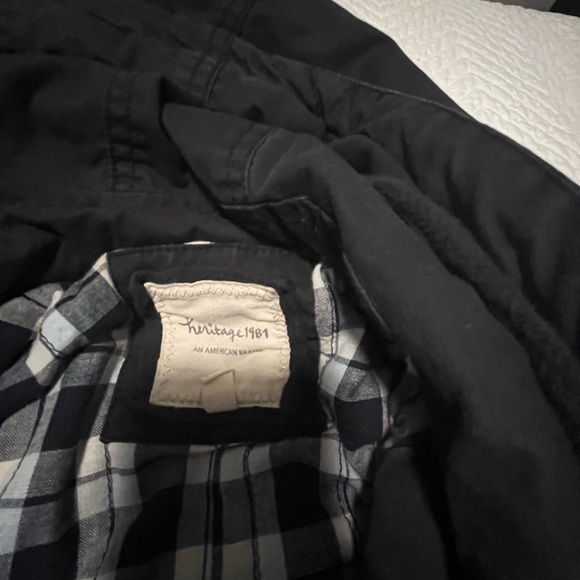 Rain jacket, blue, multi pockets, draw string - Picture 8 of 8